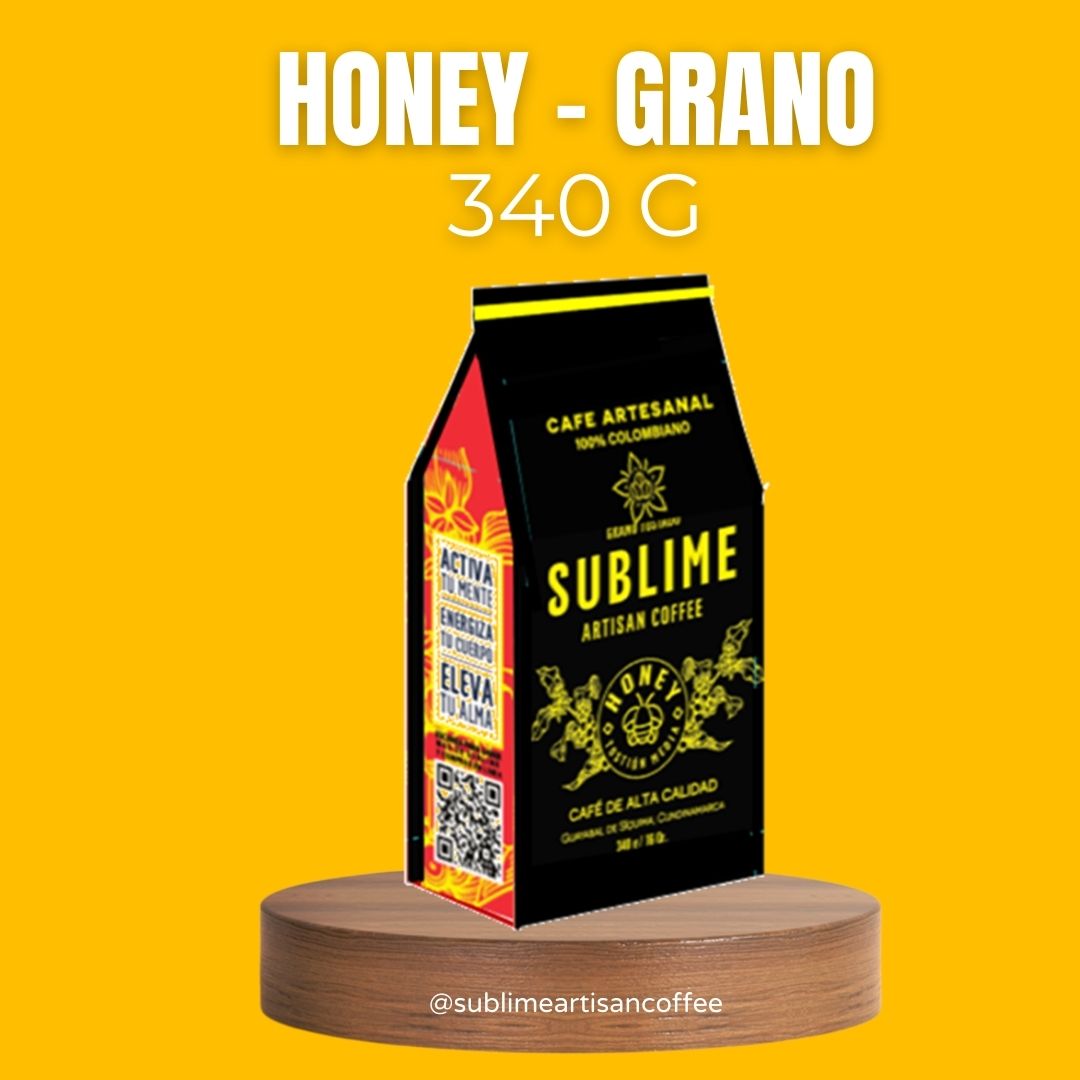 Café artesanal HONEY edición especial grano tostado 340g